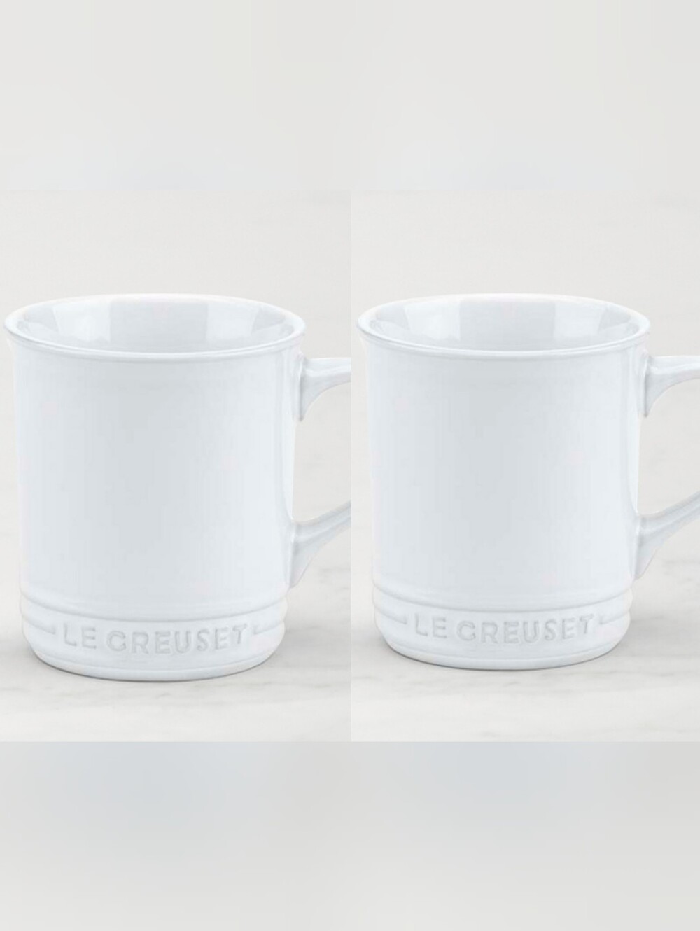 Le Creuset Vancouver Mugs- White